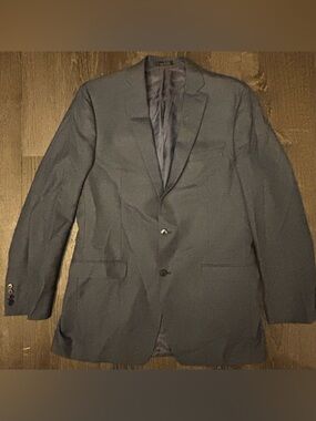 Calvin Klein Dark Navy Two-Button Sport Coat